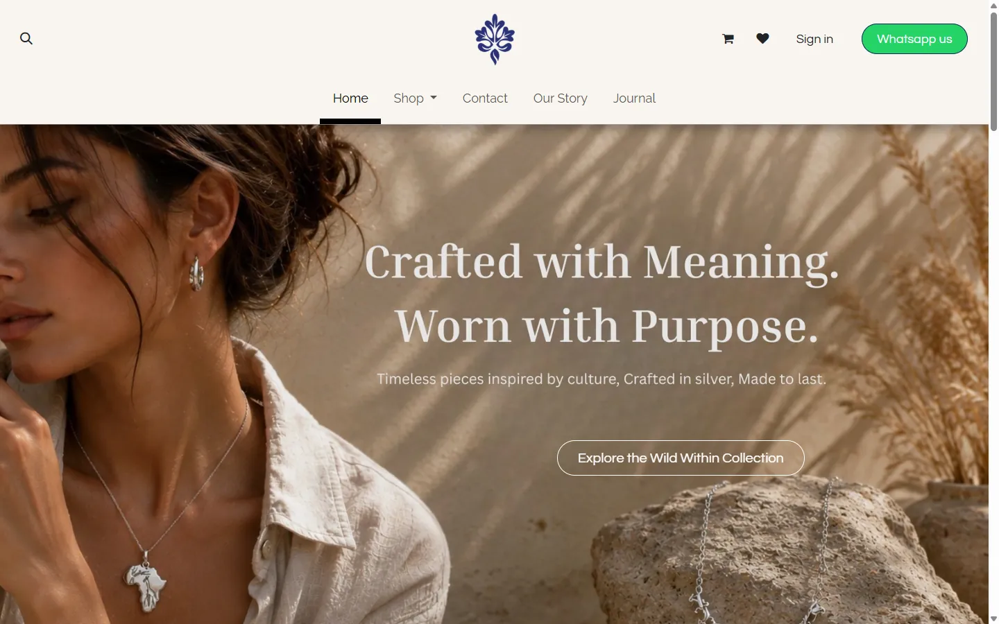 Silveroak Jewellers website